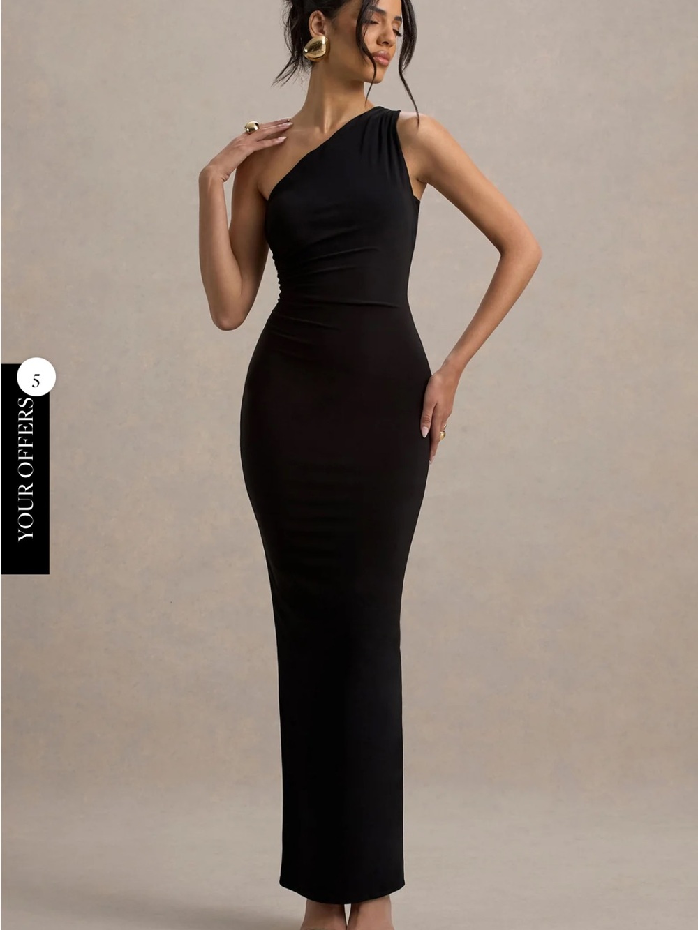 Club l London black maxi